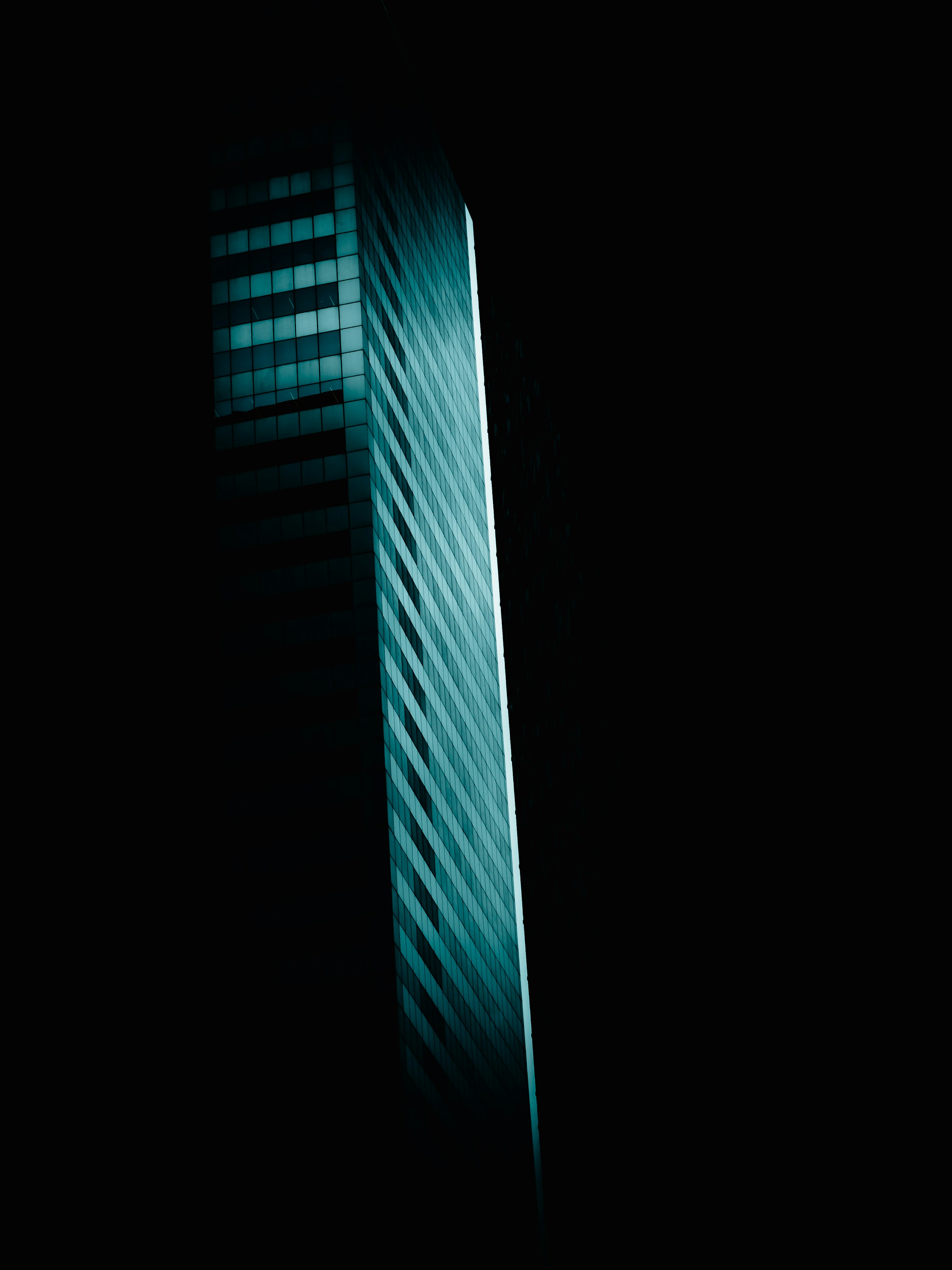 Architectural view of a modern office tower