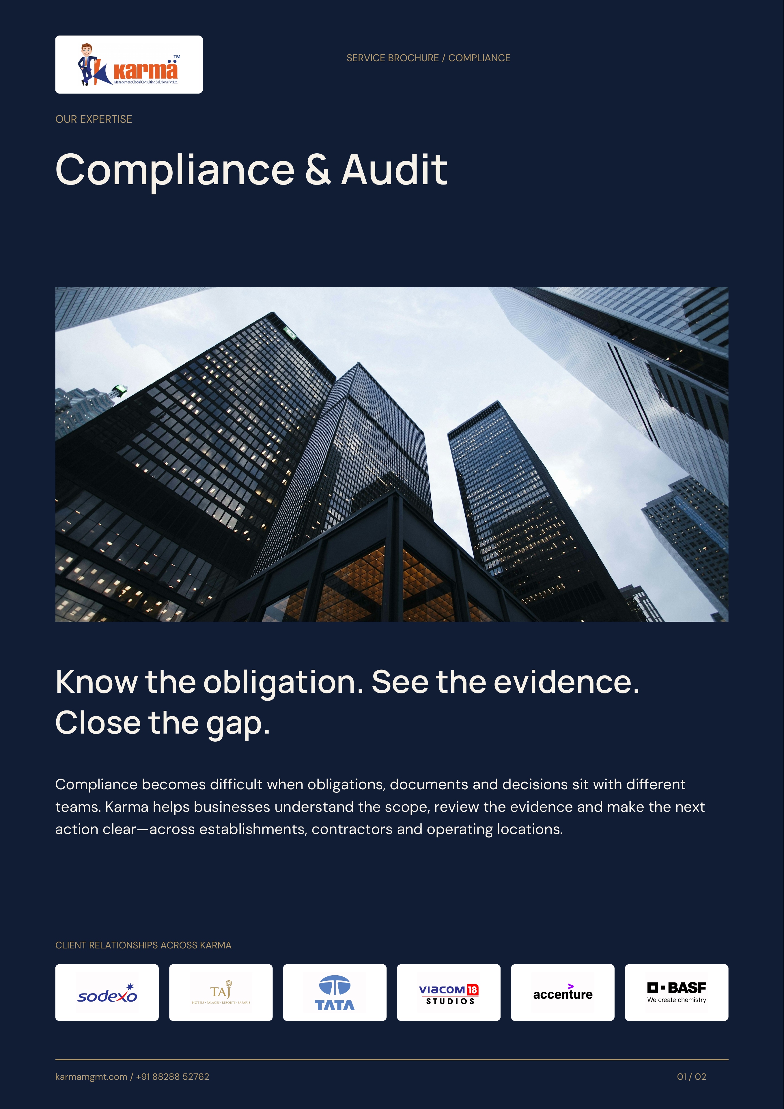 Cover of Compliance & Audit brochure