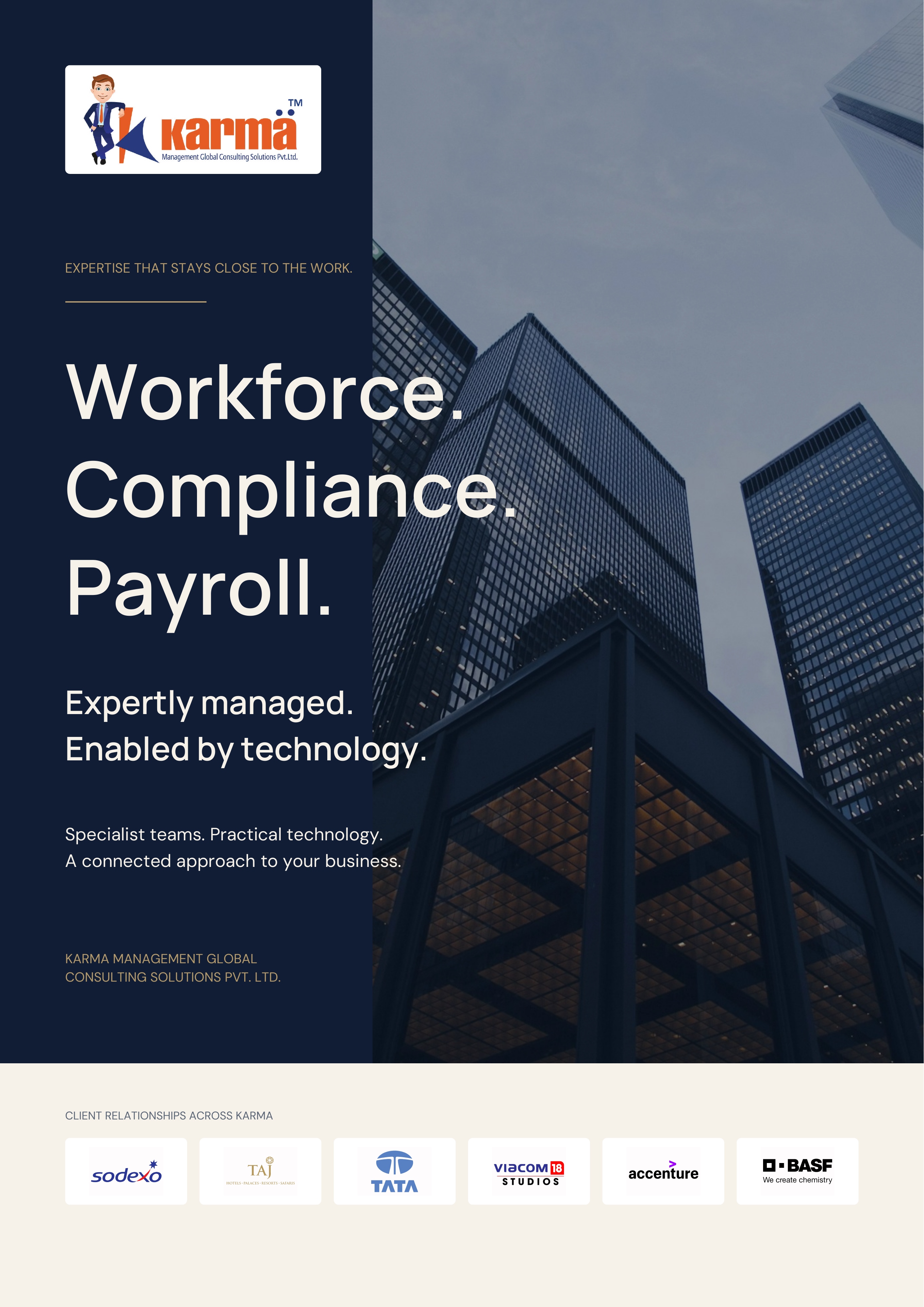 Karma corporate brochure cover