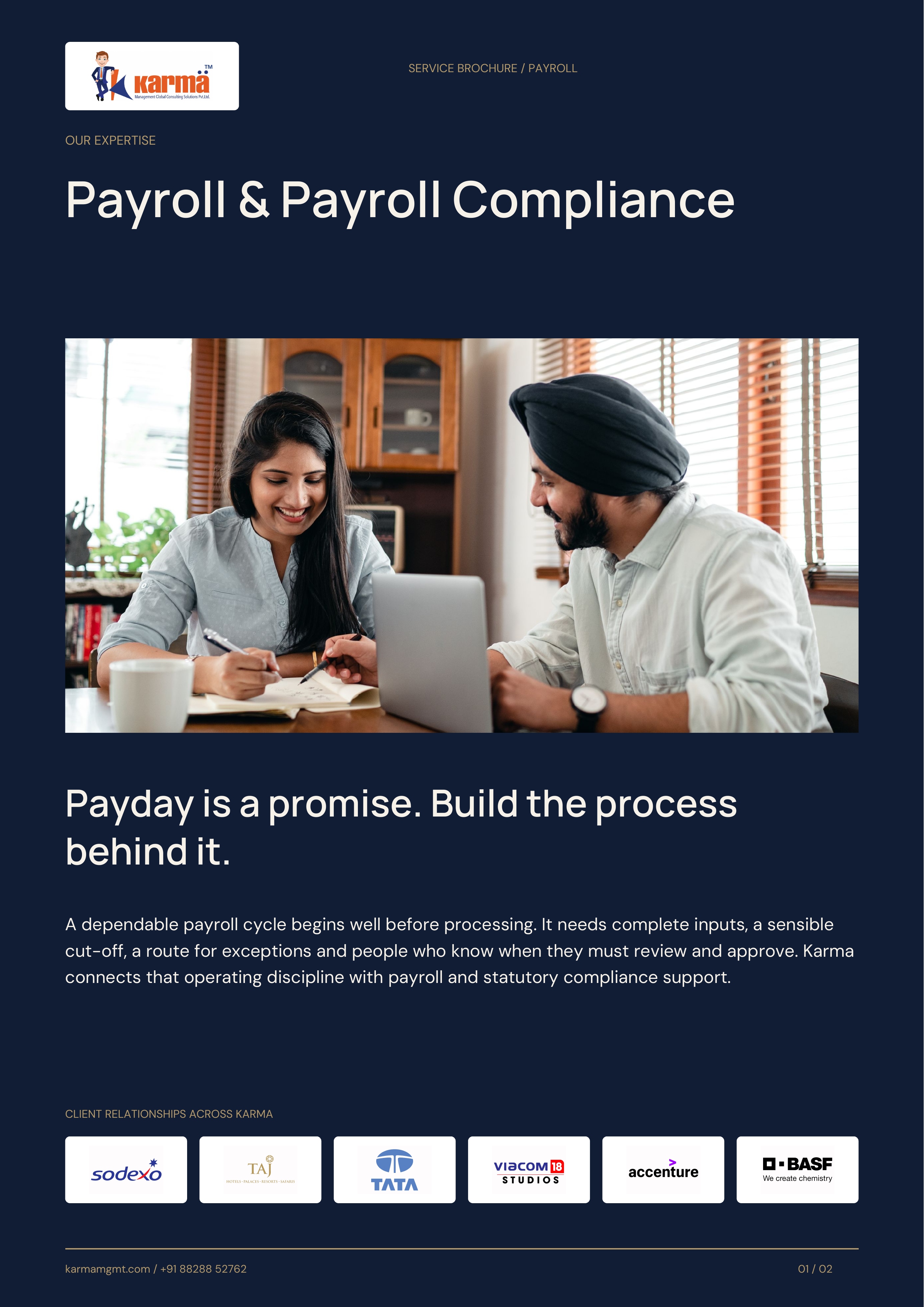 Cover of Payroll & Payroll Compliance brochure