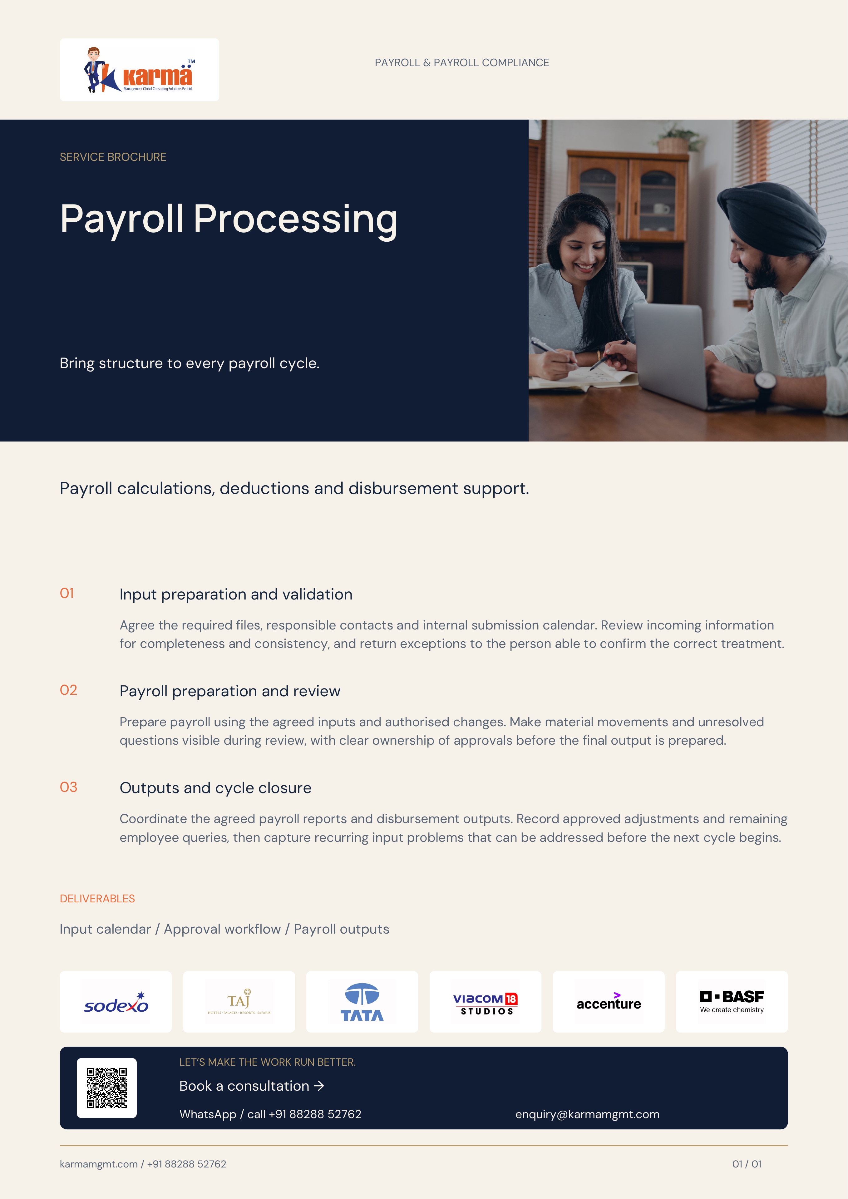 Cover of Payroll Processing brochure