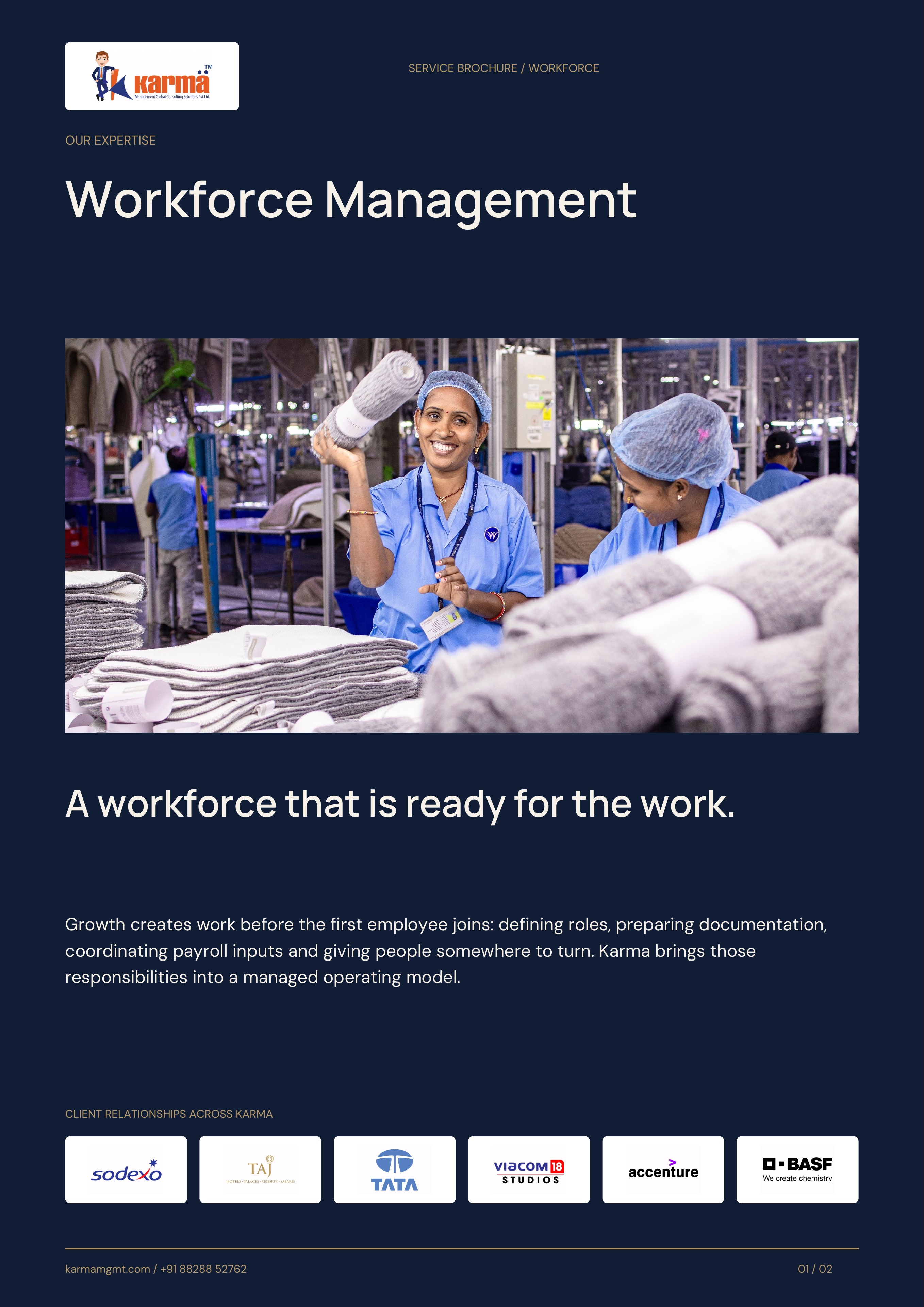 Cover of Workforce Management brochure