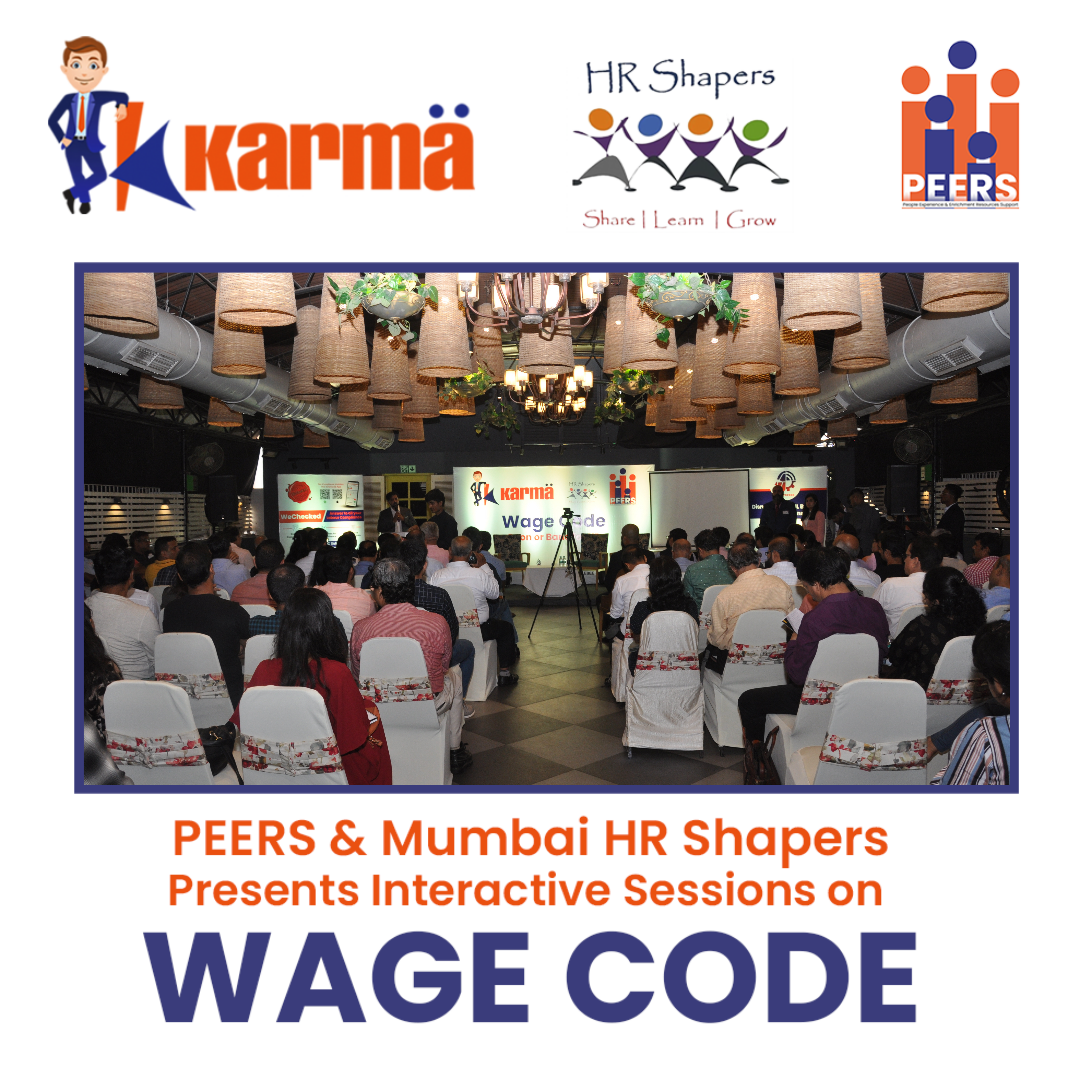 Karma together with HR Shapers and PEERS presented- the HR Conclave