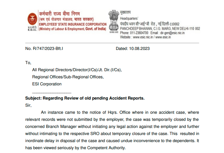 ESI-Review-of-Old-Pending-Accident-Reports-Karma-Global