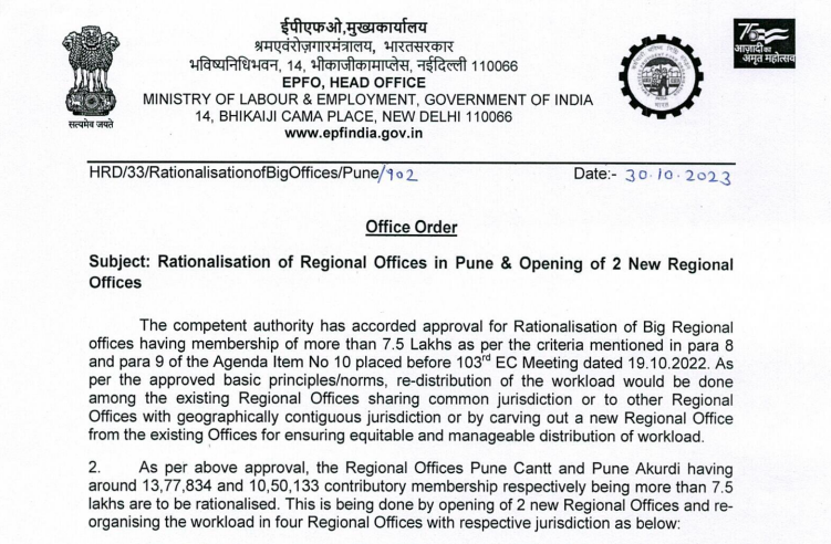 Rationalisation-of-Regional-Offices-in-Pune-and-opening-of-2-new-Regional-Offices-karma-Global